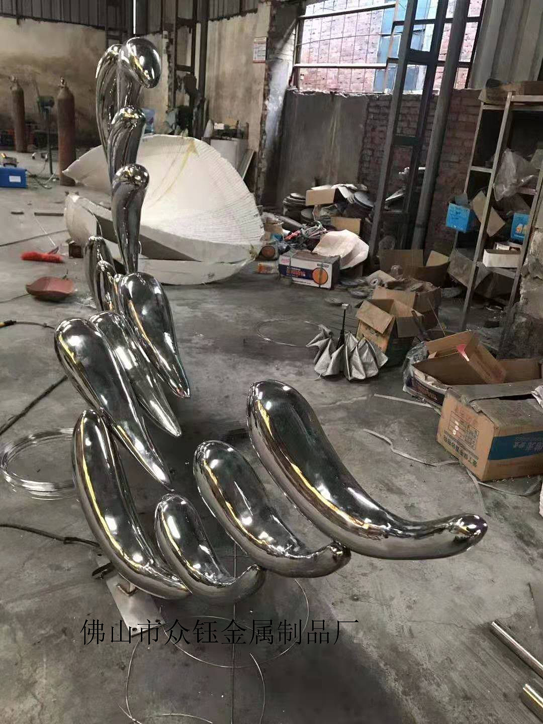 不銹鋼雕塑藝術擺件 現代工藝禮品的璀璨明珠